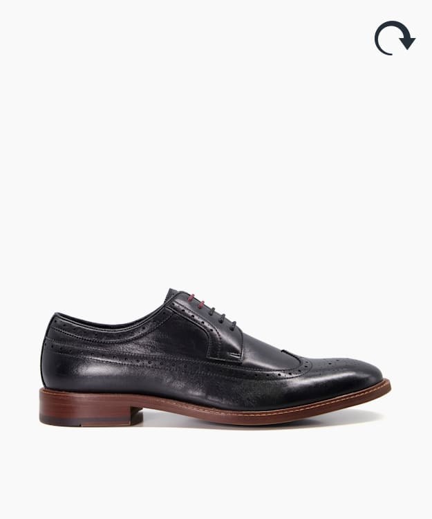 Dune London Superior Men's Brogues Shoes Black | BLA-265034