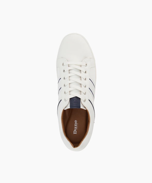 Dune London TRUE Men's Sneakers White | EXS-724810