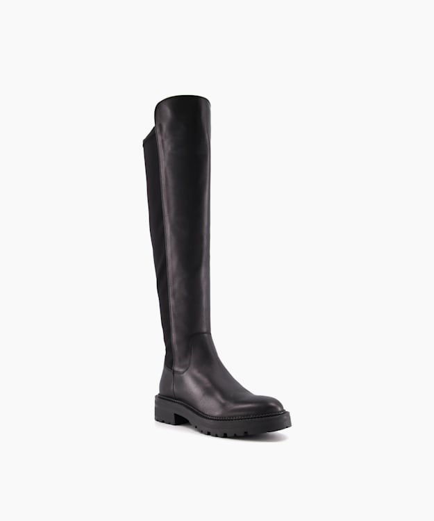 Dune London Tella Women's Knee High Boots Black | GYS-376140