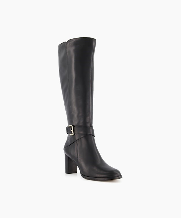 Dune London Thia Women's Knee High Boots Black | LYF-715940