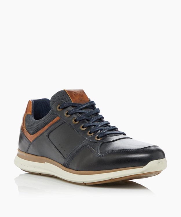 Dune London Thymes Men's Casual Shoes Blue | HOY-532708