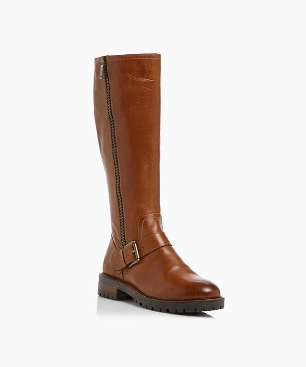 Dune London Trafalgar T Women's Knee High Boots Brown | FNY-601894