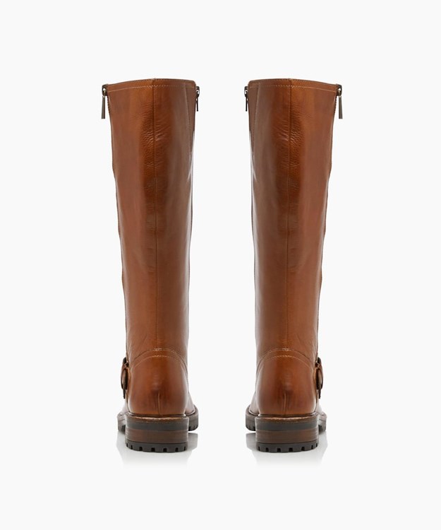 Dune London Trafalgar T Women's Knee High Boots Brown | FNY-601894