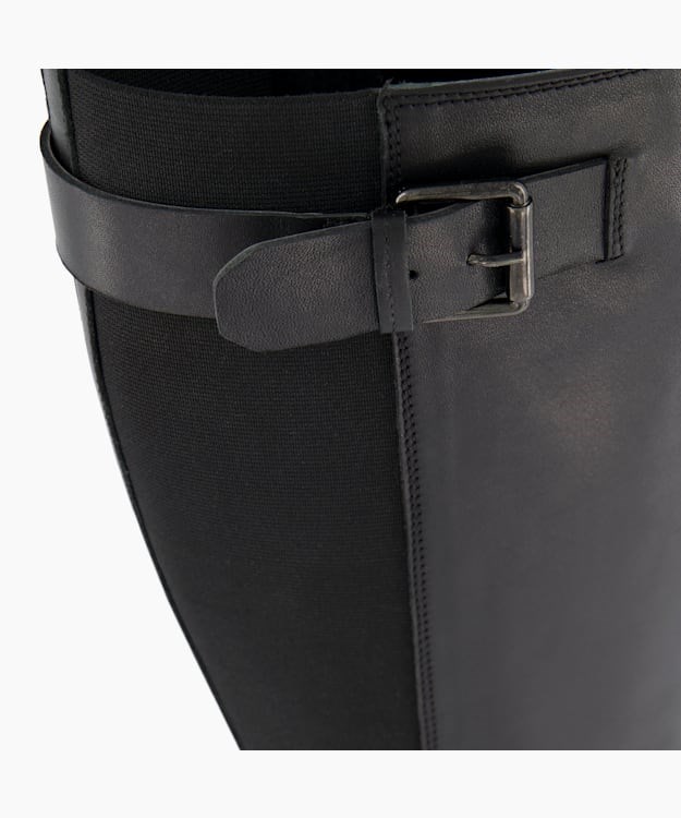 Dune London Trend Women's Knee High Boots Black | MOP-692308