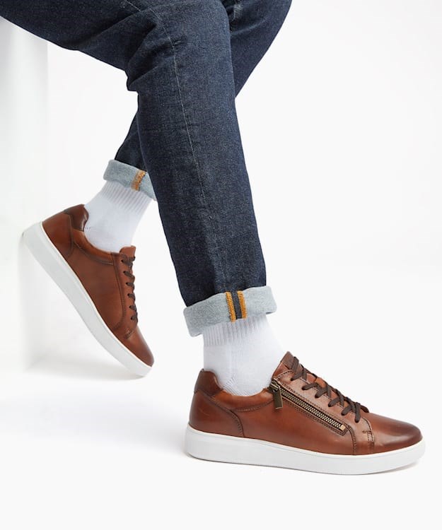 Dune London Tribute Men's Sneakers Brown | SKW-756948