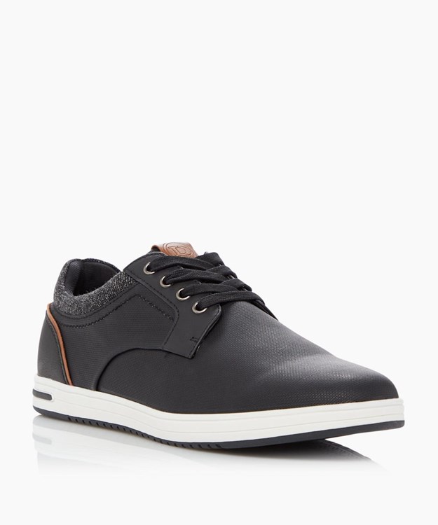 Dune London Trip Men's Sneakers Black | JIX-176903