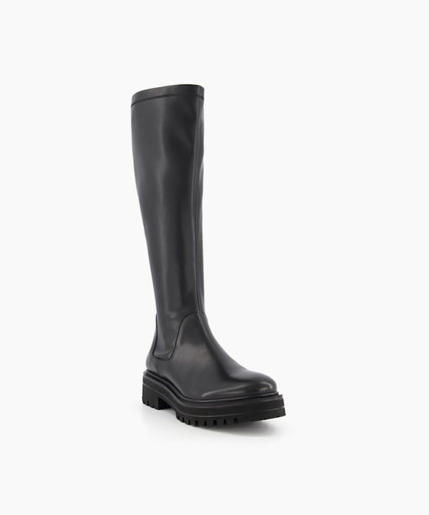 Dune London Tyren Women's Knee High Boots Black | RFQ-130654