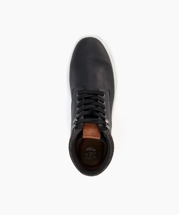 Dune London Visit Men's Sneakers Black | DZH-264970