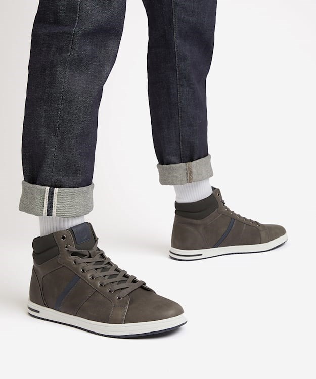 Dune London Voyage Men's Sneakers Grey | FHC-859216